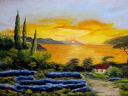 Sonnenaufgang amMeer